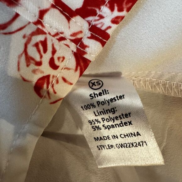 NWT Fashion Nova Telling Secrets Floral Corset Top White/Red size XS - Picture 8 of 10